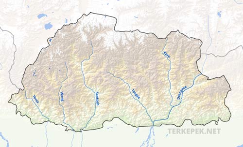 Bhután vízrajza